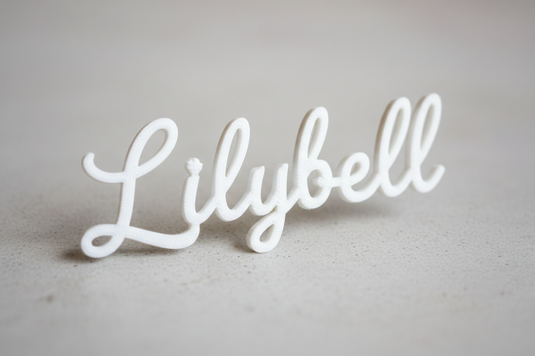 How to Create Custom Name Tags & Silhouette Prints for 3D Printing