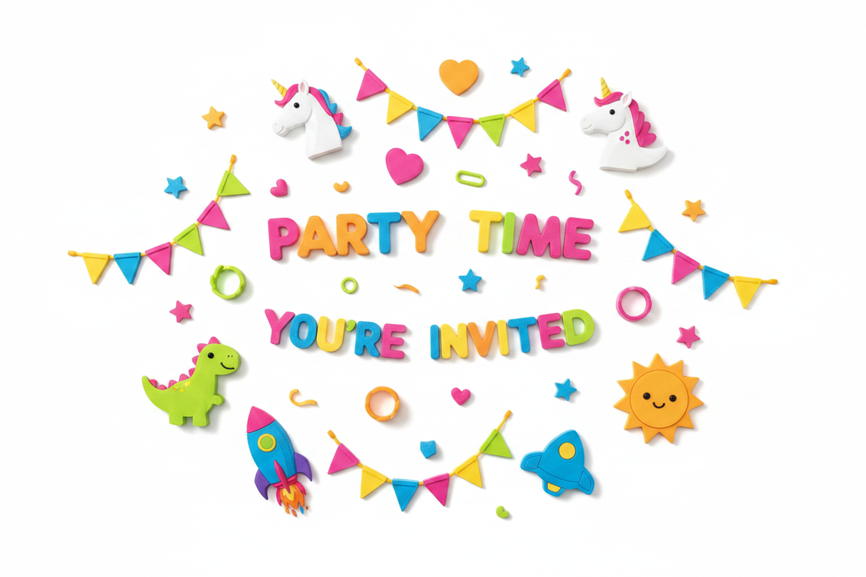 Party Collection - Pennants, Banners & Animals
