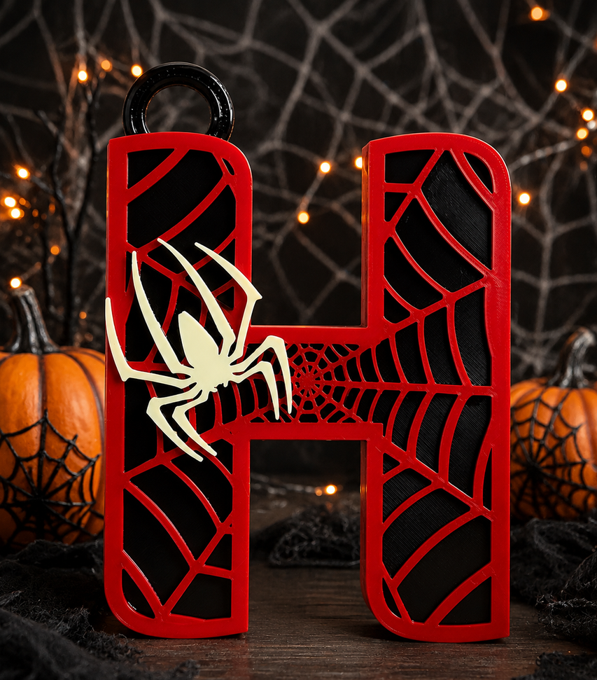 Spider Web Letters A-Z