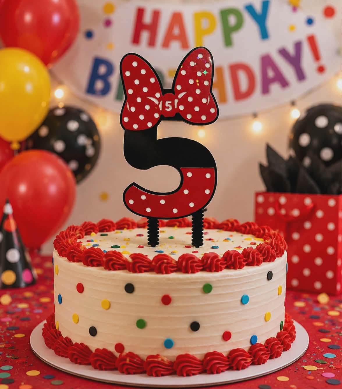 Pokerdot Bow Toppers 0 - 9